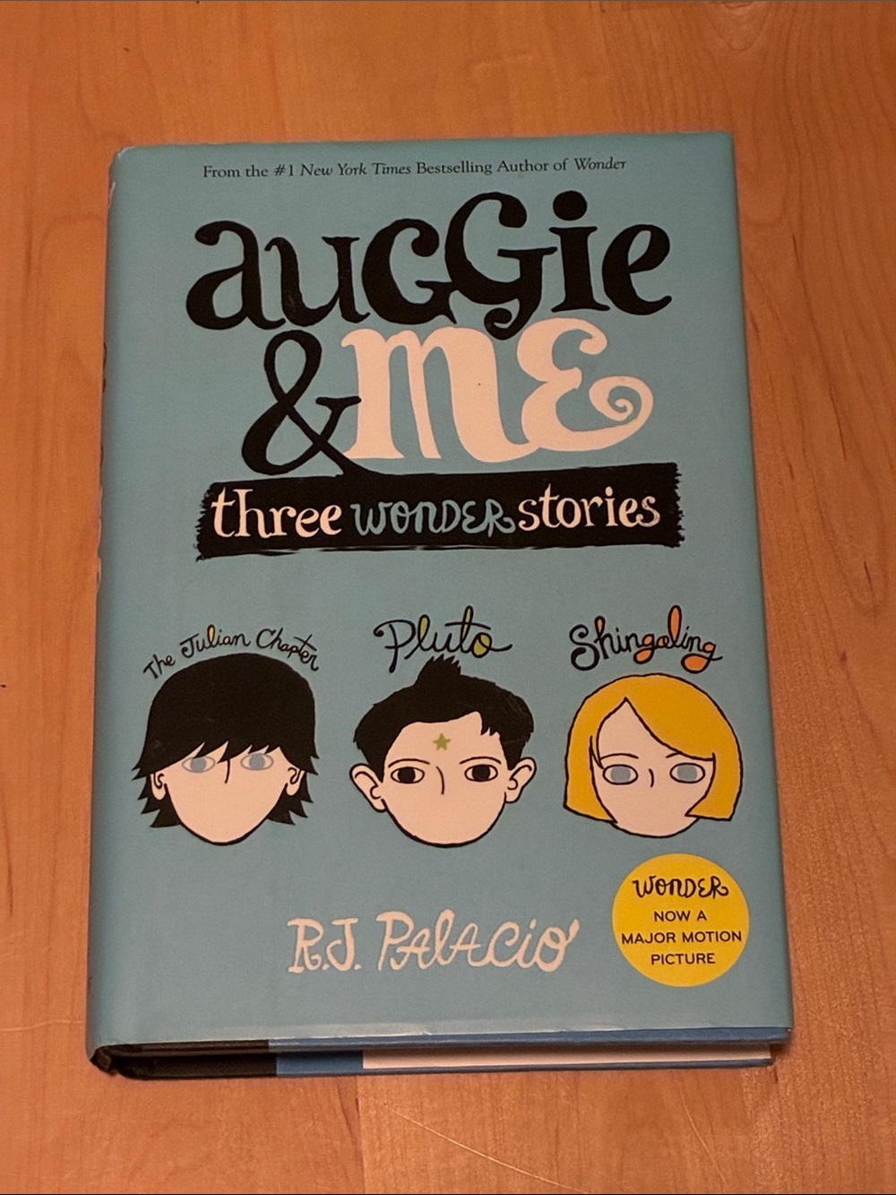 Auggie & Me Three Wonder Stories Hardcover - Blue